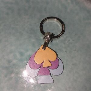 Kate Spade Multicolor Spade Keychain